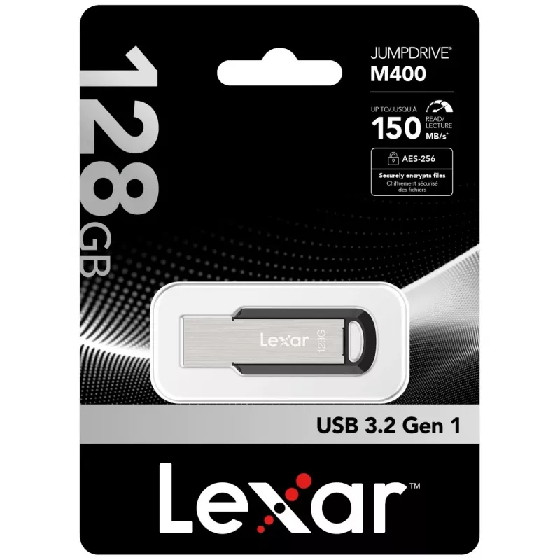 USB-Flash-Laufwerk Lexar 128 GB USB Typ-A 3.2 Gen 1 JumpDrive M400