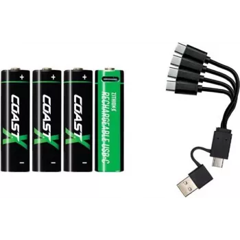 Coast Products 1x4 Coast Zithion-X Mignon AA Battery USB-C Ladeanschl - Batterie (100047534)