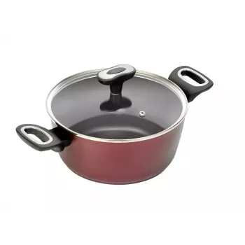 Suppentopf JATA CF922 2,6 L Rot Aluminium