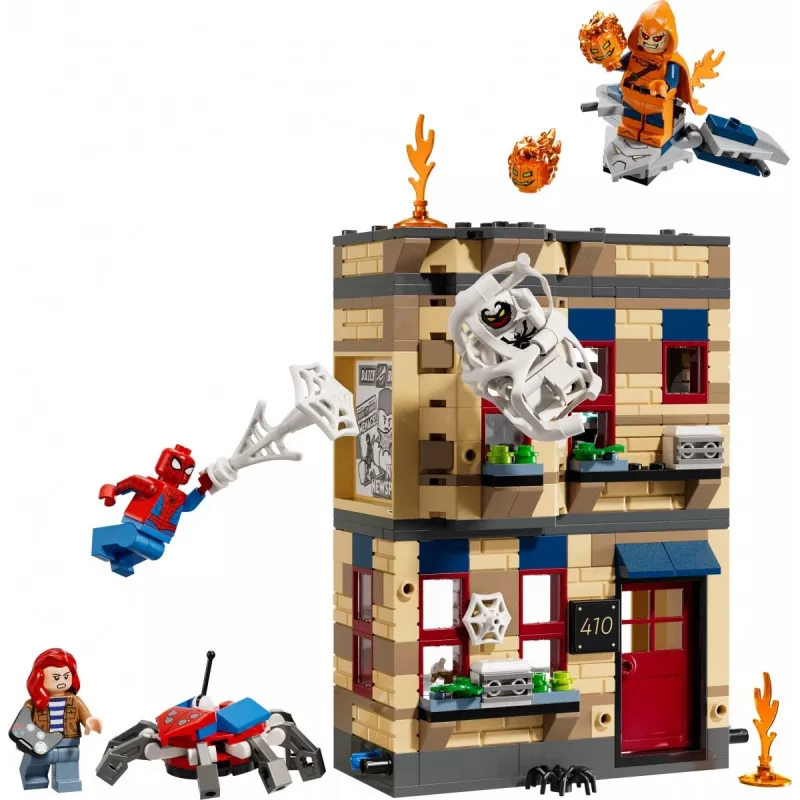 LEGO Marvel Set 76317 Peter Parkers Wohnung mit Spider-Man-Minifigur