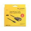 USB-C auf DVI Adapter DeLOCK 1m 85320