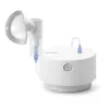 Tischvernebler Omron C28P mit 10 ml/min Kapazität, 2,65 µm Partikelgröße, weiß, Maße 265×195×143 mm