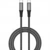 4smarts PremiumCord - USB-Kabel - USB-C (M) auf USB-C (M) - USB 2.0 - 20 V - 5 A - 1,5 m - USB-Stromversorgung (100 W) - Schwarz