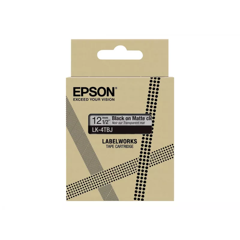 Etikettendrucker Epson C53S672065 Schwarz Transparent 1,2 cm Breite