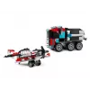 LEGO Creator 2-in-1 Pritschenwagen mit Hubschrauber Set 31146, umbaubares Modell für Kinder