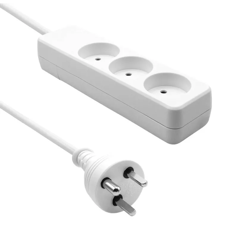Steckdosenleiste ProXtend K3-KIT07W 3-fach, 7 m Kabel, Überspannungsschutz