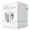 Luftkühler DeepCool AK620 Digital SE White — zwei 120-mm-Lüfter, 6 Heatpipes, PWM, LGA-1700-Unterstützung, integrierte Anzeige