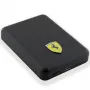 Ferrari Leistungbank FEPB5MNCAK 15W 5000mAh Schwarz/Schwarz Metal Logo MagSafe