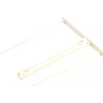 Fellowes Archiv-Abheftbügel Proclip, weiß, zweiteilig aus Kunststoff, mit verlängerten Aufreihstiften (100 mm) (0089701)