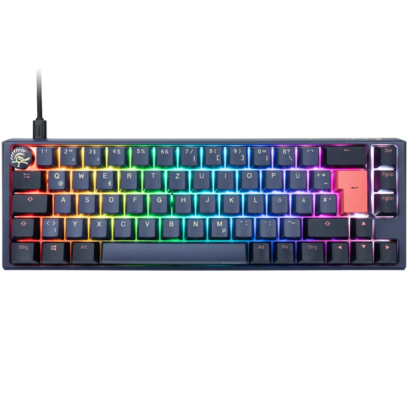 Ducky One 3 SF Tastatur Gaming USB QWERTZ Deutsch Blau