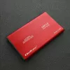 HDD/SSD-Gehäuse QOLTEC 51860 für 2,5-Zoll-SATA-III-Laufwerke, USB Typ-A, 5 Gbit/s, Aluminium, rot