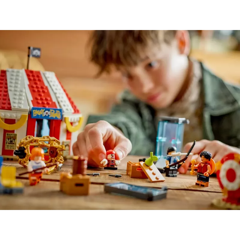 LEGO Bricks Spielset Buggy der Clown Zirkuszelt 75637 — 573 Teile, 4 Minifiguren, Alter 8+