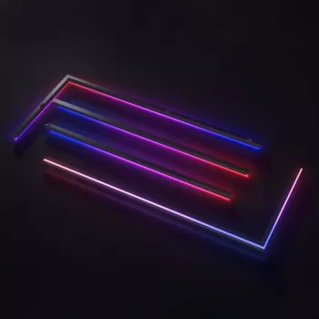 PHANTEKS NV Series NV7 E-ATX-Gehäuse, gehärtetes Glas, ARGB - schwarz & M25 Gen2 PWM D-RGB-Lüfter 3er-Pack - Reverse Blade, 140 mm + DRGB-Kit
