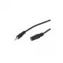 Wentronic Goobay 3,5mm-Klinkenverlängerungskabel, Schwarz, 10 m - Klinkenstecker 3,5 mm (3-polig, Stereo) > Klinkenbuchse 3,5 mm (3-polig, Stereo) (50935)