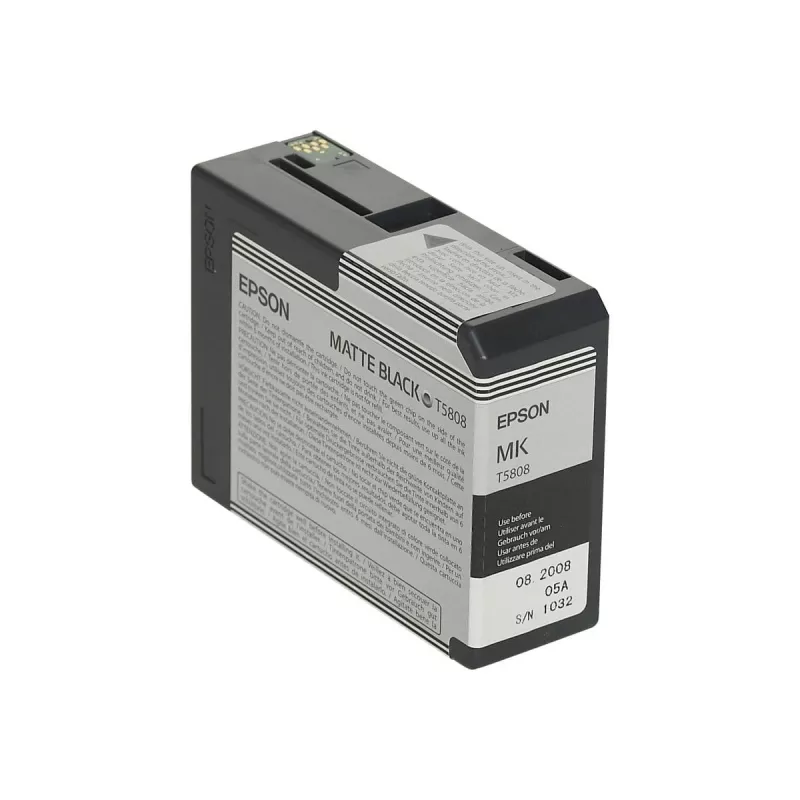 Tintenpatrone Epson C13T5808 Mattschwarz — Original Epson Patrone, mattschwarz