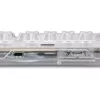 Crystal Shark, Gaming-Tastatur Weiß, DE-Layout, KTT