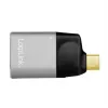LogiLink USB 3.2 Gen2 Type-C Adapter C/M auf HDMI-A USB-C 4K PD Alu Schwarz/Grau