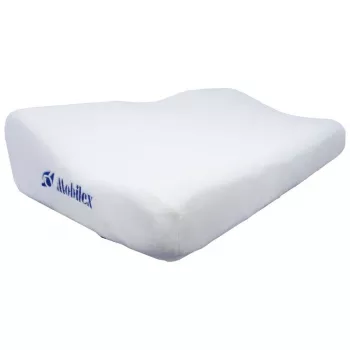 Orthopädisches Kissen Mobilex CONTOUR M gegen Nackenschmerzen — SoftSleep-Modell, Schaumstoff, 300×500×100 mm, 50 kg/m³