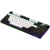 LORGAR KBP70TKLW, Kabellose TKL Mechanische Gaming-Tastatur Pro, Schwarz/Rot, EN-Layout