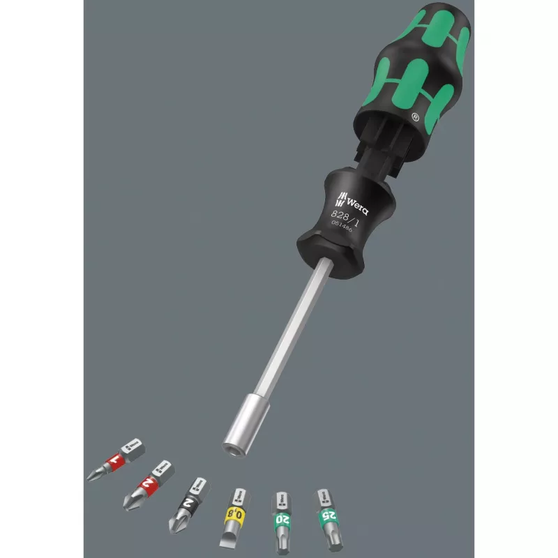 Wera Kraftform Kompakt 27 Set 1 Schraubendrehersatz, 7-teilig (05051510001)