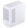 Jonsbo D200 weißes mATX Mid-Tower-Gehäuse mit gehärtetem Glas und Mini Temp-Anzeige