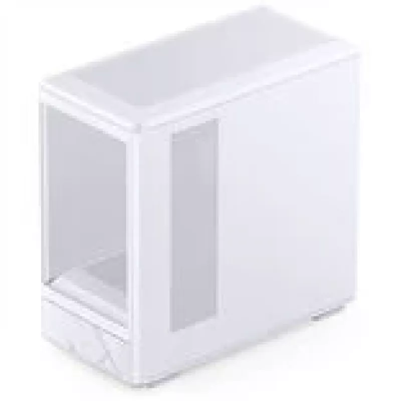 Jonsbo D200 weißes mATX Mid-Tower-Gehäuse mit gehärtetem Glas und Mini Temp-Anzeige
