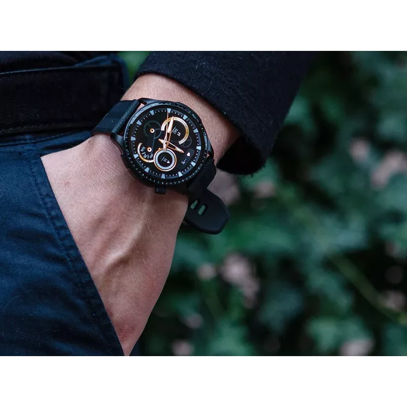 Smartwatch TRACER SM7 Shadow mit Bluetooth und Herzfrequenzmesser