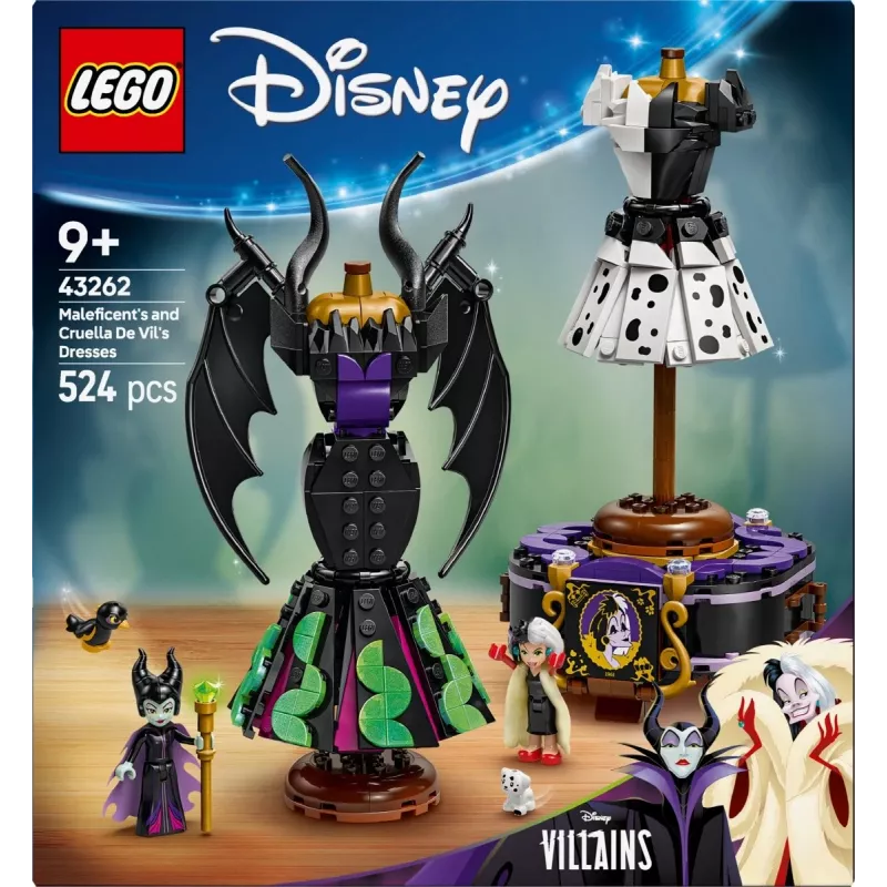 LEGO DISNEY 43262 Maleficents und Cruella de Vils Kleider