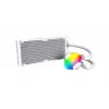 AIO-Wasserkühlung Montech Hyper Flow ARGB 240 mm Weiß — 240 mm Radiator, ARGB-Beleuchtung, weiße Ausführung