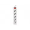 Stromverlängerungskabel Lanberg PS1-05E-0300-W 3m 5 AC-Steckdosen Innen/Außen Weiß