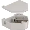Delock - Modularadapter - DIN-Schienen-montierbar - CAT 6a - STP - Grau - 1 Anschluss (86014)