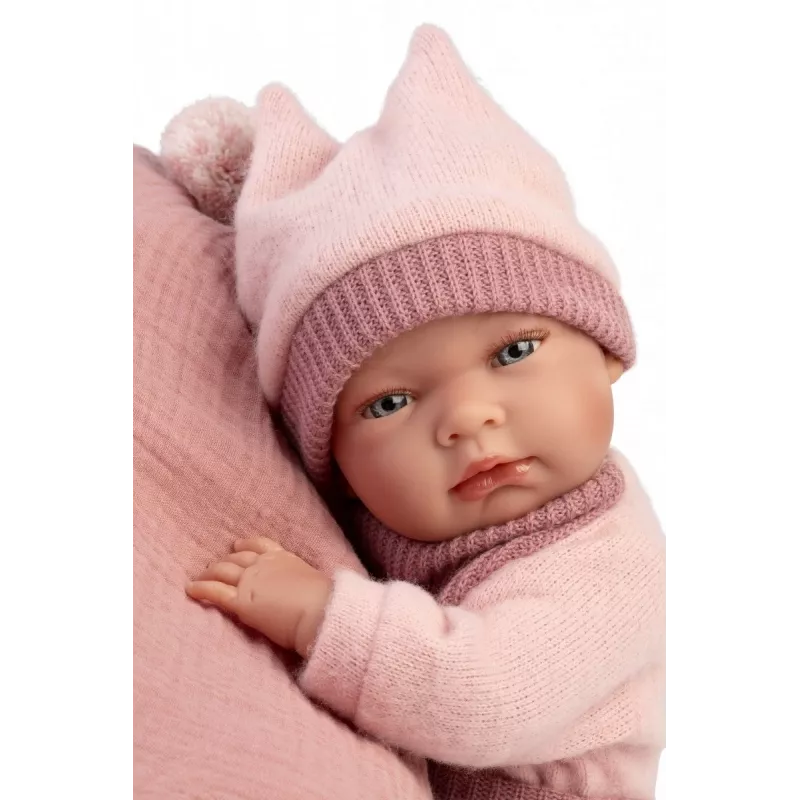Puppe Llorens 40 cm Vinylbaby mit realistischen Merkmalen und weichem Körper