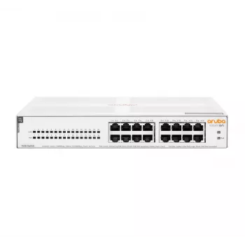 HPE Aruba Networking Aruba Instant On 1430 16G Class4 PoE 124W Unmanaged L2 Gigabit Ethernet (10/100/1000) Power over Ethernet (PoE) 1U Weiß