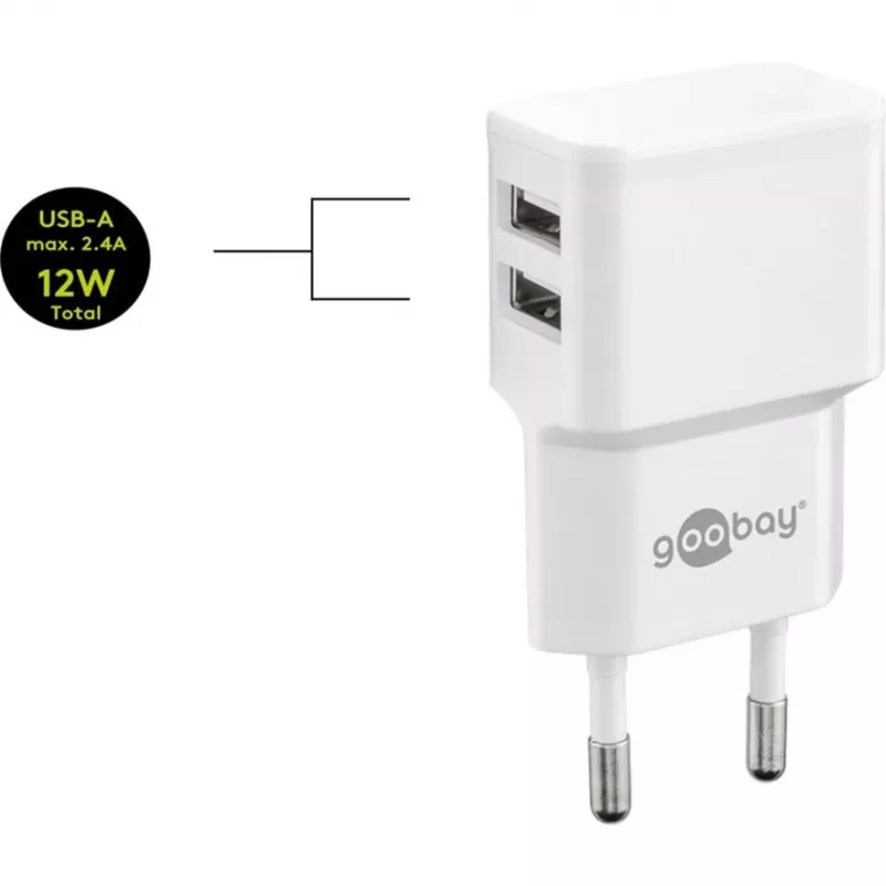 Goobay 44985 Mobiltelefonkabel Weiß