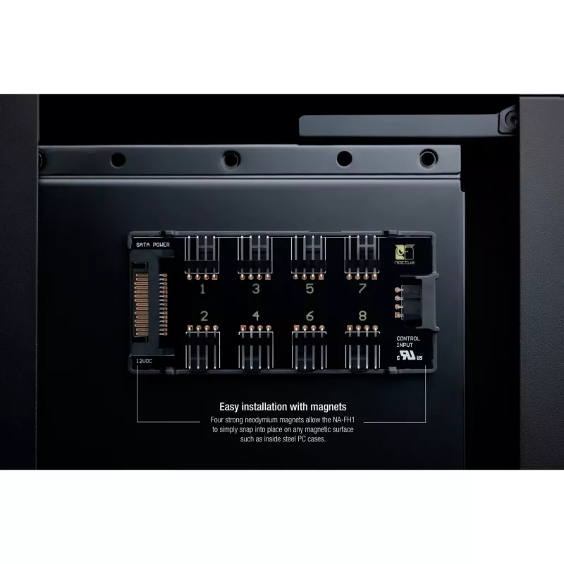 Lüftersteuerung Noctua NA-FH1 4-Pin Schwarz 24W 5-12V
