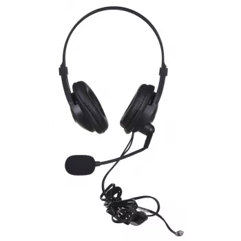 Kabelgebundenes binaurales Gaming-Headset IBOX W1MV — ohrumschließend, 3,5 mm, 2 m Kabel, Bügelmikrofon