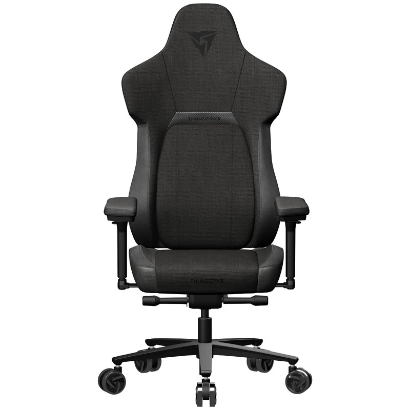 Universal-Gaming-Stuhl Thunder X3 CORE Loft — gepolsterte Sitzfläche und Rückenlehne, Höhe 134–144 cm, Sitzbreite 55 cm, schwarz