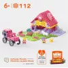 Marioinex Mini Waffle 112-teiliger Baukasten – Farmer Urocze Ranczo, mehrfarbig, Alter 6+