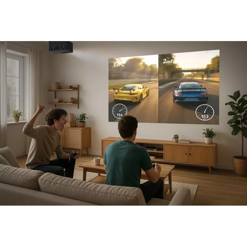 Optoma Photon Life PK32 Standardprojektor mit 1100 ANSI-Lumen, DLP, UHD 4K (3840x2160), 3D, Schwarz