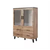 Cama Wohnzimmer-Set LOTTA 2 (Sideboard 150 2D3DR + Sideboard 110 2D4DR + Vitrine 120 + Couchtisch 110)