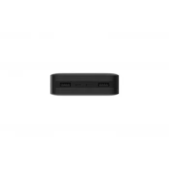 Xiaomi Mi 20000mAh Redmi Power Bank: 2 USB-A-Anschlüsse, Schnellladung für zwei Geräte gleichzeitig, Dual Micro-USB/USB-C-Eingang, tragbarer Akku für Mobilgeräte