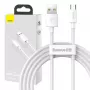 USB-A-auf-Micro-USB-B-Kabel Baseus TZCAMZJ-02 1,5 m Weiß