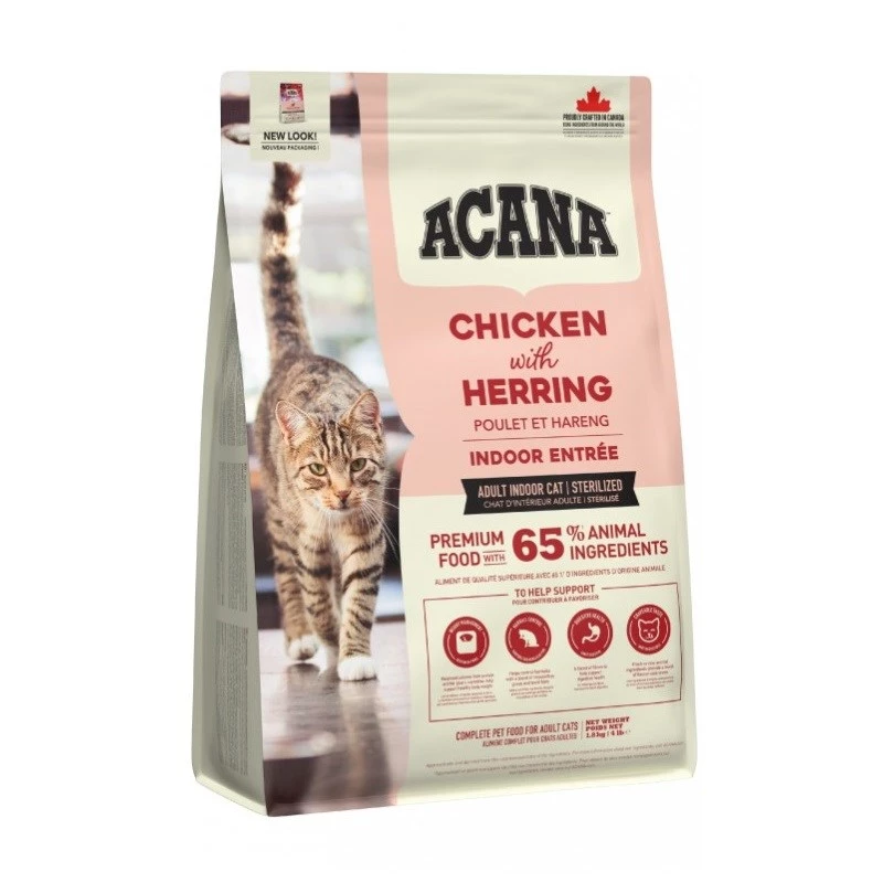 ACANA Indoor Entrée - Trockenfutter für Katzen - 1,8 kg