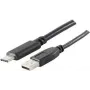 USB-Kabel ShiverPeaks BS77143-3.0 3m USB C USB A Schwarz