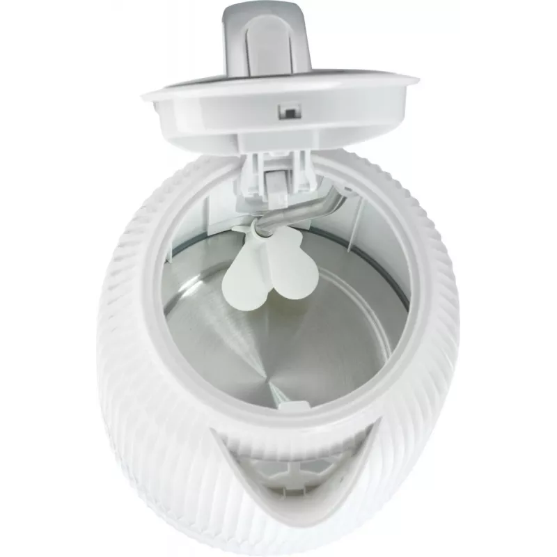 Gorenje Wasserkocher | K17DPW | Elektrisch | 2200 W | 1,7 L | Edelstahl | 360°-Drehsockel | Weiß
