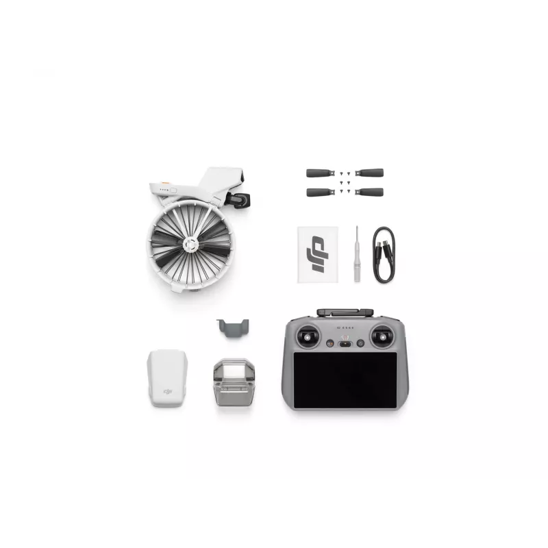 Drohne DJI Flip 4 mit 48 MP Kamera, 4K (3840x2160), 3110 mAh Akku, 16 m/s, 14.000 m Reichweite, 4 Rotoren, 0,249 kg, Schwarz/Weiß