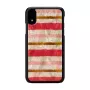 Smartphone-Hülle iKins für iPhone XR — kurzes Cake-Design, schwarz