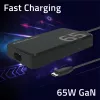 QOLTEC Ladegerät 65W GaN Super Fast schlank PD 5-20V 3,25A USB-C