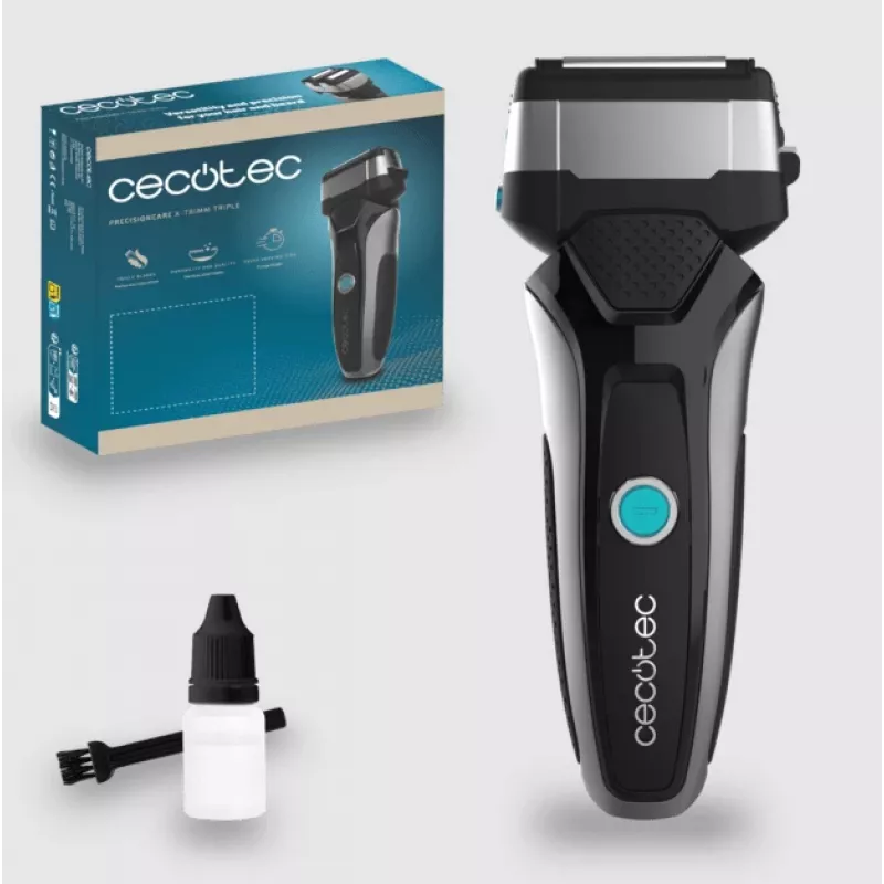 Elektrorasierer CECOTEC PrecisionCare X-Trimm Triple Shaver — 3 Klingen, wasserdicht