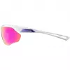 ALPINA Sonnenbrille Radfahren NYLOS HR weiß-lila Glas lila glänzend Kat.3